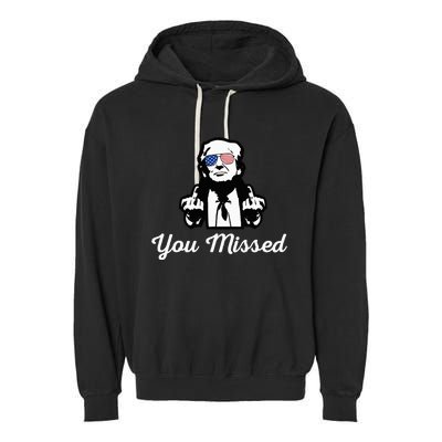 You Messed Mocked Trump Garment-Dyed Fleece Hoodie