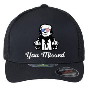 You Messed Mocked Trump Flexfit Unipanel Trucker Cap