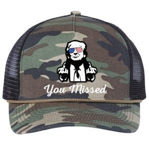 You Messed Mocked Trump Retro Rope Trucker Hat Cap