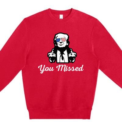 You Messed Mocked Trump Premium Crewneck Sweatshirt