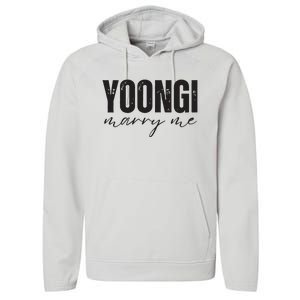 Yoongi Marry Me Performance Fleece Hoodie