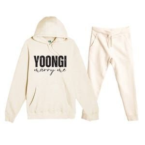 Yoongi Marry Me Premium Hooded Sweatsuit Set