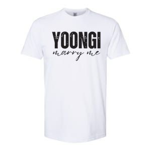 Yoongi Marry Me Softstyle CVC T-Shirt