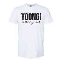 Yoongi Marry Me Softstyle CVC T-Shirt