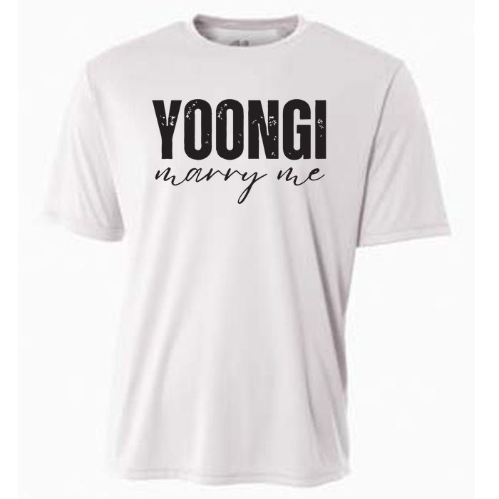 Yoongi Marry Me Cooling Performance Crew T-Shirt