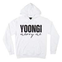 Yoongi Marry Me Hoodie