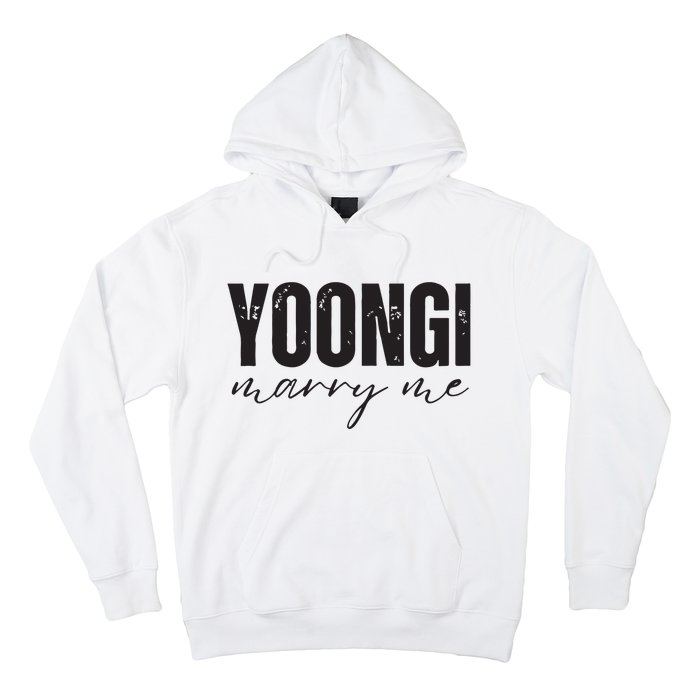 Yoongi Marry Me Hoodie