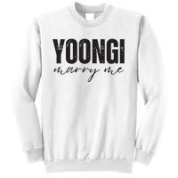 Yoongi Marry Me Sweatshirt