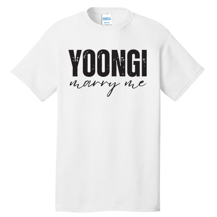 Yoongi Marry Me Tall T-Shirt