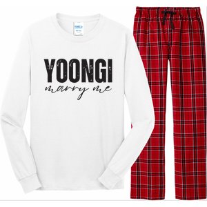 Yoongi Marry Me Long Sleeve Pajama Set