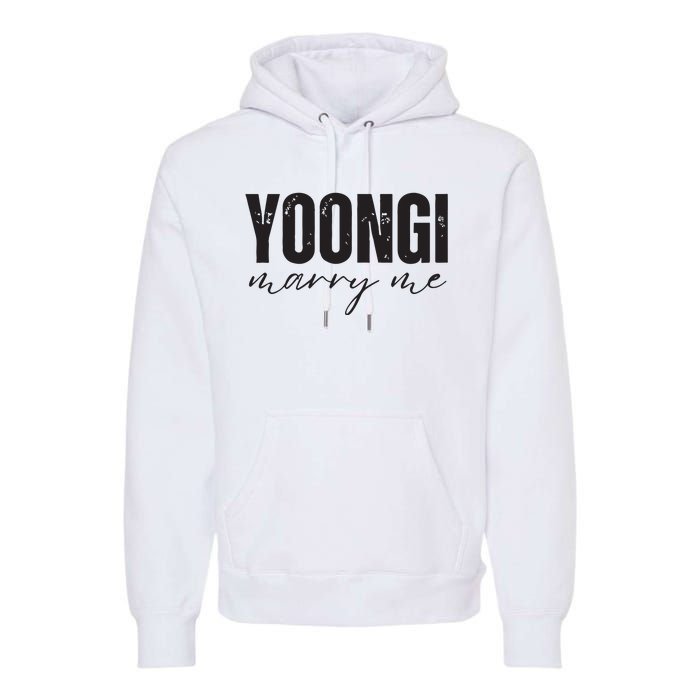 Yoongi Marry Me Premium Hoodie