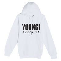 Yoongi Marry Me Premium Pullover Hoodie