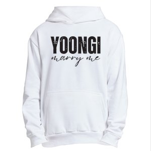 Yoongi Marry Me Urban Pullover Hoodie