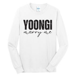 Yoongi Marry Me Tall Long Sleeve T-Shirt