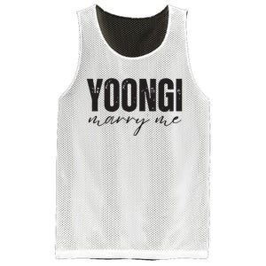 Yoongi Marry Me Mesh Reversible Basketball Jersey Tank