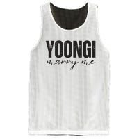 Yoongi Marry Me Mesh Reversible Basketball Jersey Tank