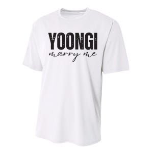 Yoongi Marry Me Performance Sprint T-Shirt