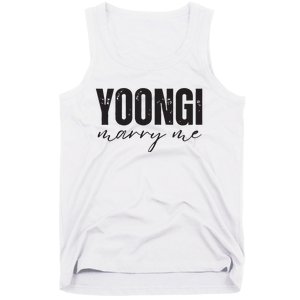 Yoongi Marry Me Tank Top