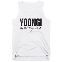 Yoongi Marry Me Tank Top