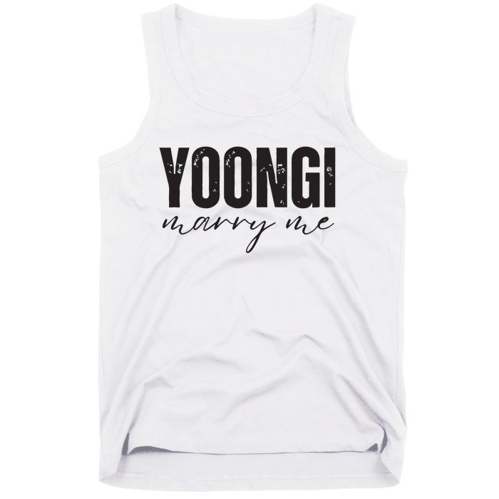 Yoongi Marry Me Tank Top