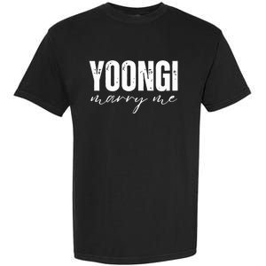 Yoongi Marry Me Garment-Dyed Heavyweight T-Shirt