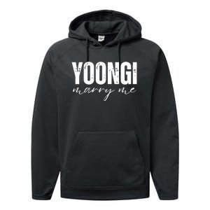 Yoongi Marry Me Performance Fleece Hoodie