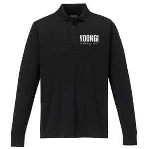 Yoongi Marry Me Performance Long Sleeve Polo