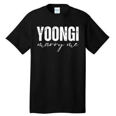 Yoongi Marry Me Tall T-Shirt