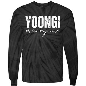 Yoongi Marry Me Tie-Dye Long Sleeve Shirt