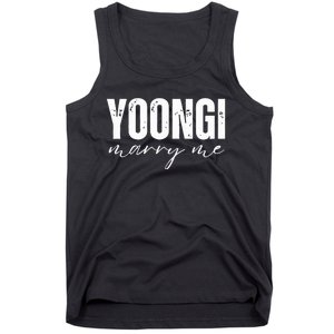 Yoongi Marry Me Tank Top