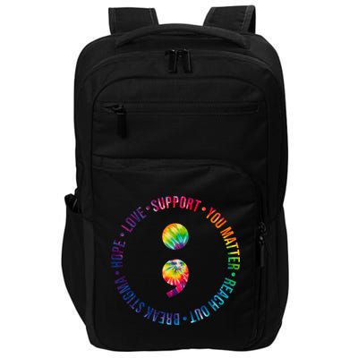You Matter Mental Health Awareness Colorful Impact Tech Backpack