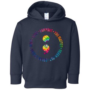 You Matter Mental Health Awareness Colorful Toddler Hoodie