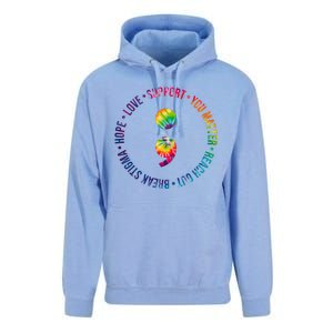 You Matter Mental Health Awareness Colorful Unisex Surf Hoodie