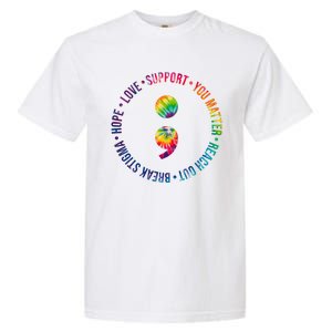 You Matter Mental Health Awareness Colorful Garment-Dyed Heavyweight T-Shirt