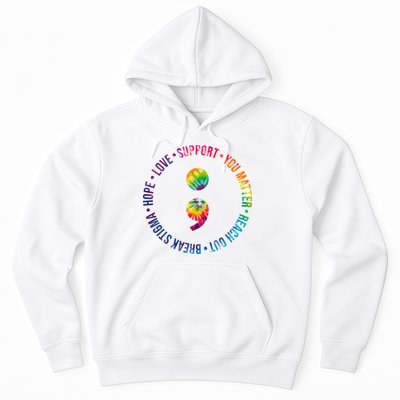 You Matter Mental Health Awareness Colorful Hoodie