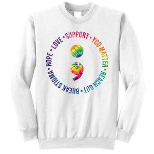 You Matter Mental Health Awareness Colorful Sweatshirt