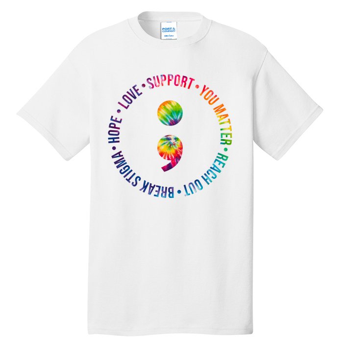 You Matter Mental Health Awareness Colorful Tall T-Shirt