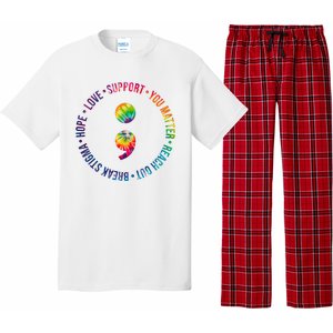 You Matter Mental Health Awareness Colorful Pajama Set