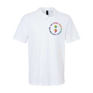 You Matter Mental Health Awareness Colorful Softstyle Adult Sport Polo