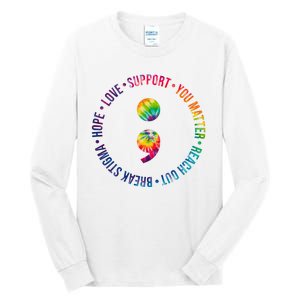 You Matter Mental Health Awareness Colorful Tall Long Sleeve T-Shirt