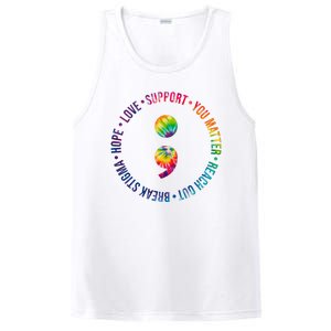 You Matter Mental Health Awareness Colorful PosiCharge Competitor Tank