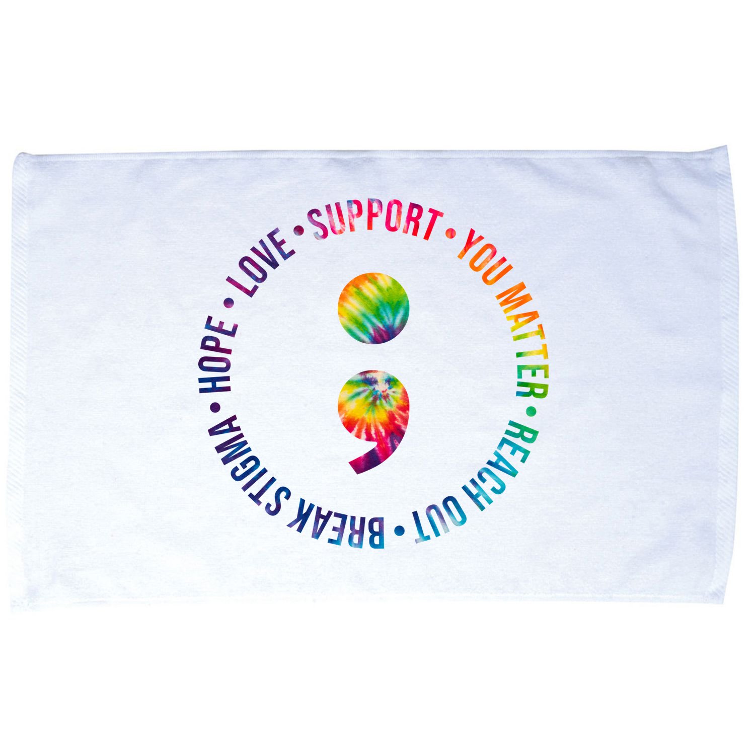 You Matter Mental Health Awareness Colorful Microfiber Hand Towel