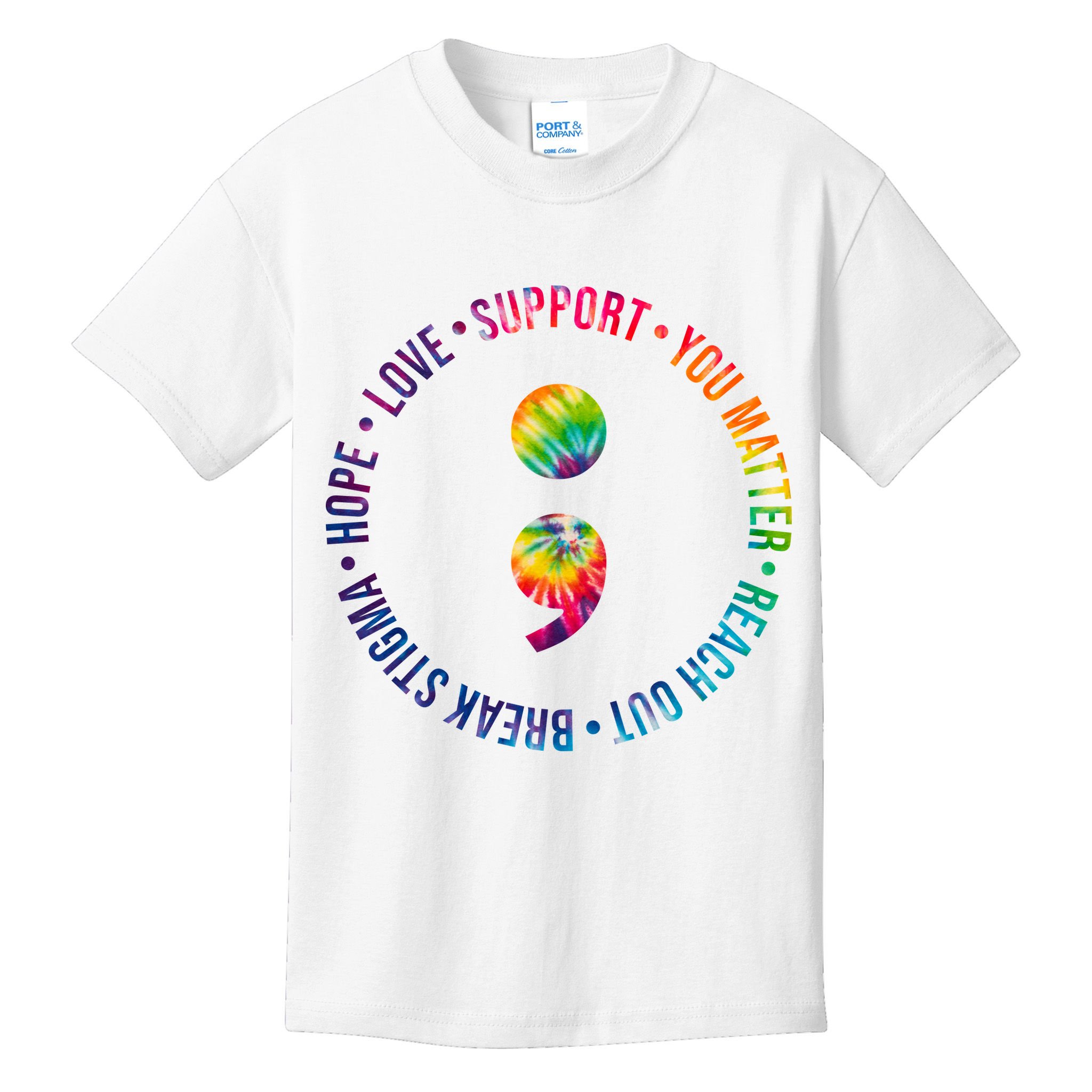 You Matter Mental Health Awareness Colorful Kids T-Shirt