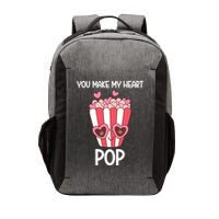 You Make My Heart Pop Funny Popcorn Vector Backpack