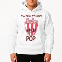 You Make My Heart Pop Funny Popcorn Hoodie