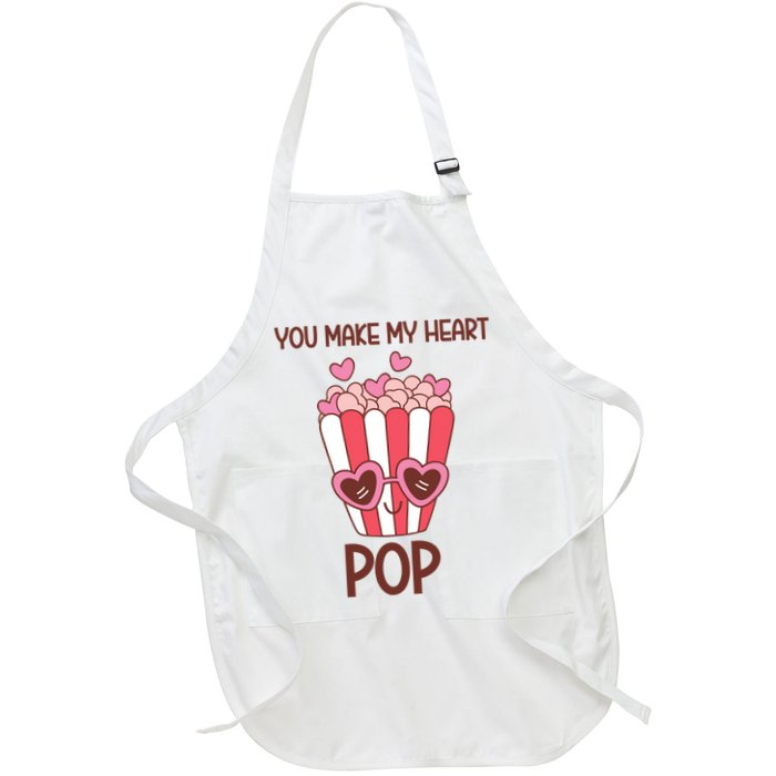 You Make My Heart Pop Funny Popcorn Apron