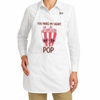 You Make My Heart Pop Funny Popcorn Apron