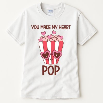 You Make My Heart Pop Funny Popcorn Tall T-Shirt
