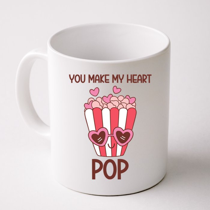 You Make My Heart Pop Funny Popcorn Mug
