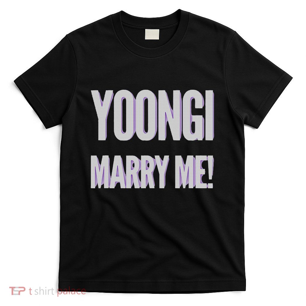 Yoongi Marry Me T-Shirt